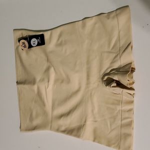 NEW Empetua women's XL tan boyshort high waisted shapewear